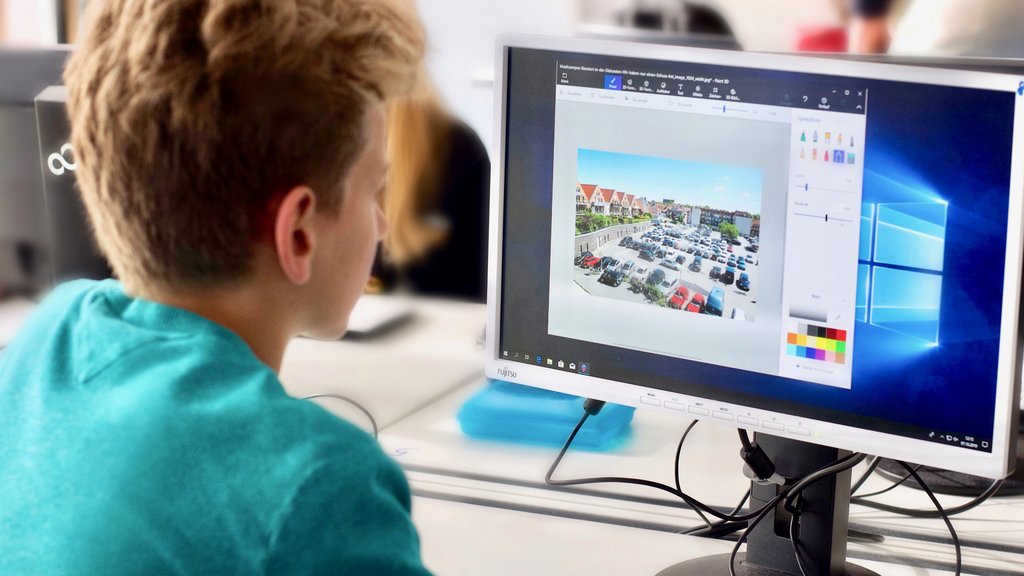 Im zweiten Modellprojekt hat eine SoWi-AG ein Schulhalbjahr Ideen für die Zukunft des Hörster Parkplatzes entwickelt.