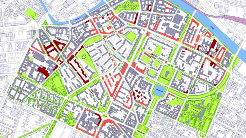 Berlin Mitte / Friedrichshain-Kreuzberg – Luisenstadt, Städtebaulicher Rahmenplan, Gestaltung 