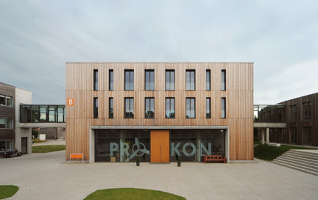 Das neue Bürogebäude für die Firma Prokon entstand im 3. Bauabschnitt