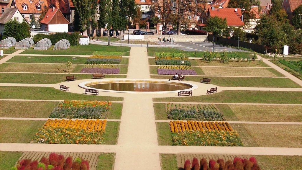 Mit Unterstützung der Allianz Umweltstiftung neu gestaltet: der Abteigarten in der Weltkulturerbestadt Quedlinburg.