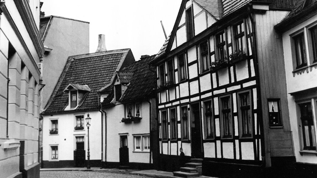 östl. Abschnitt Südengraben, Haus Nr. 28 Mitte, noch mit Ladegaube, ca. 1920er Jahe